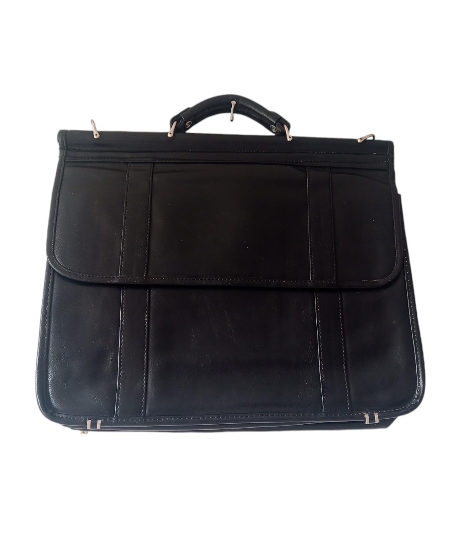 Geniş Boy Anahtarlı Evrak Çantası Kaliteli Suni Deri Evrak Çantası, Laptop Çantası İş Çantası Çok Gözlü