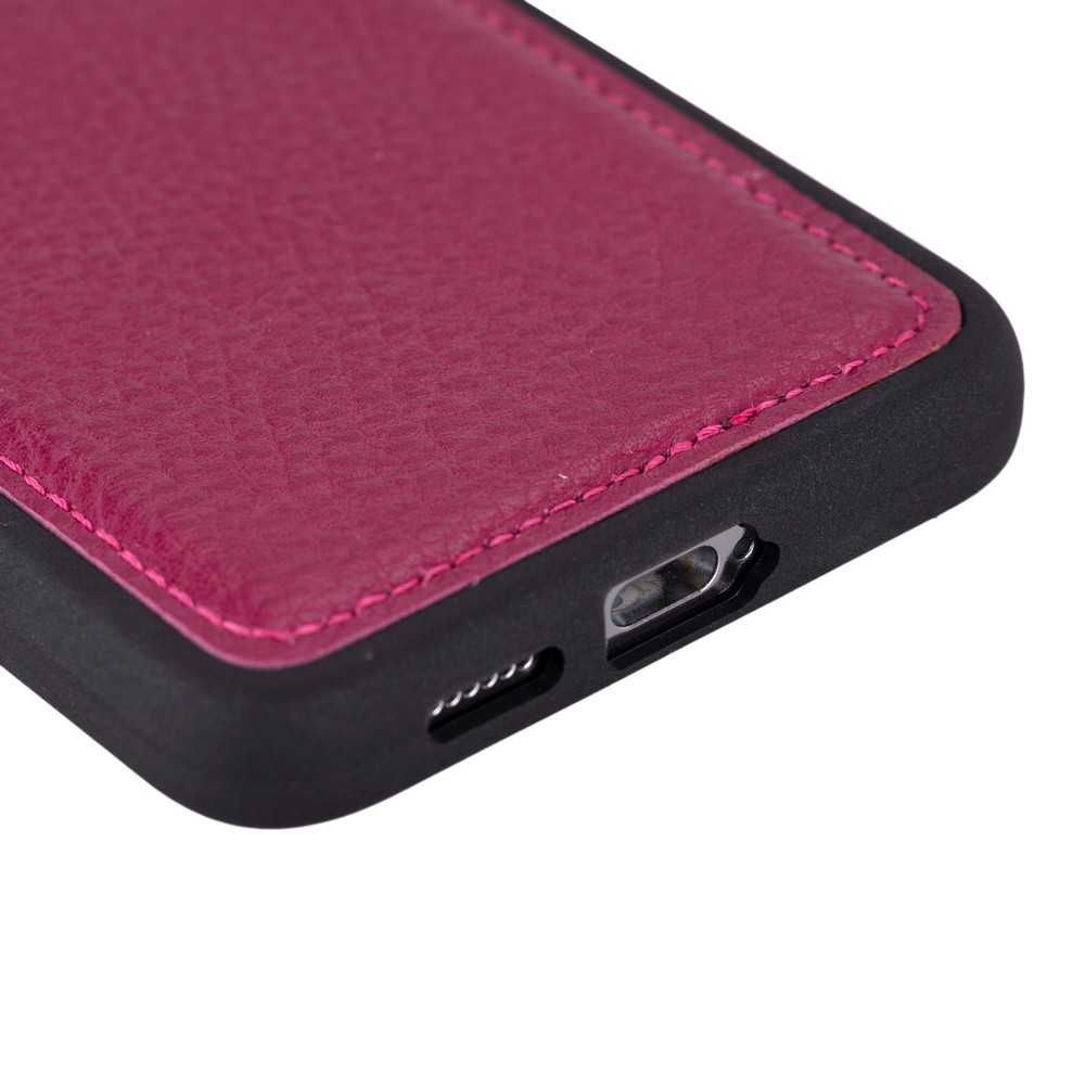 Samsung Galaxy S24 Plus Uyumlu Deri Arka Kapak Gül Kurusu