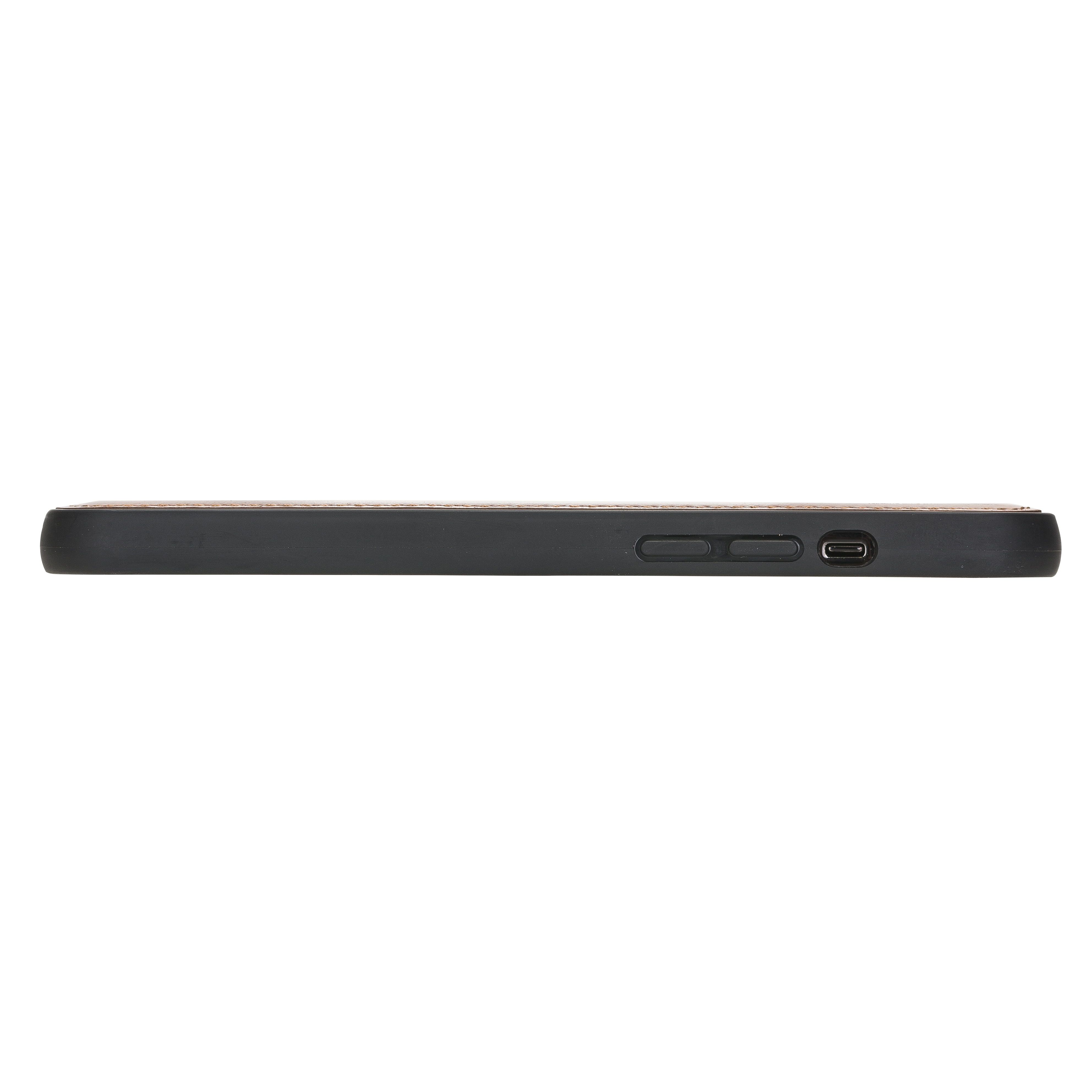 Apple iPhone 12 Pro Max Uyumlu Deri Arka Kapak RST2EF Taba