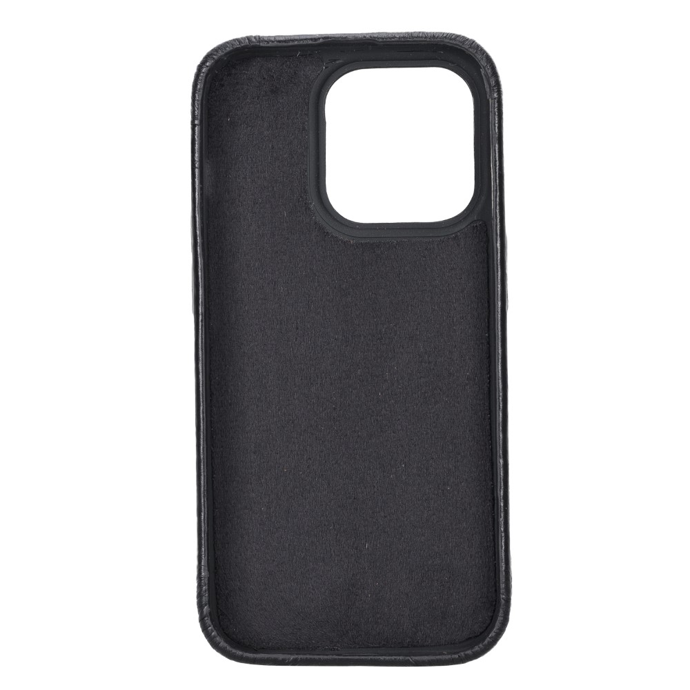 Apple iPhone 14 Pro Uyumlu Deri Arka Kapak ROCK RST1