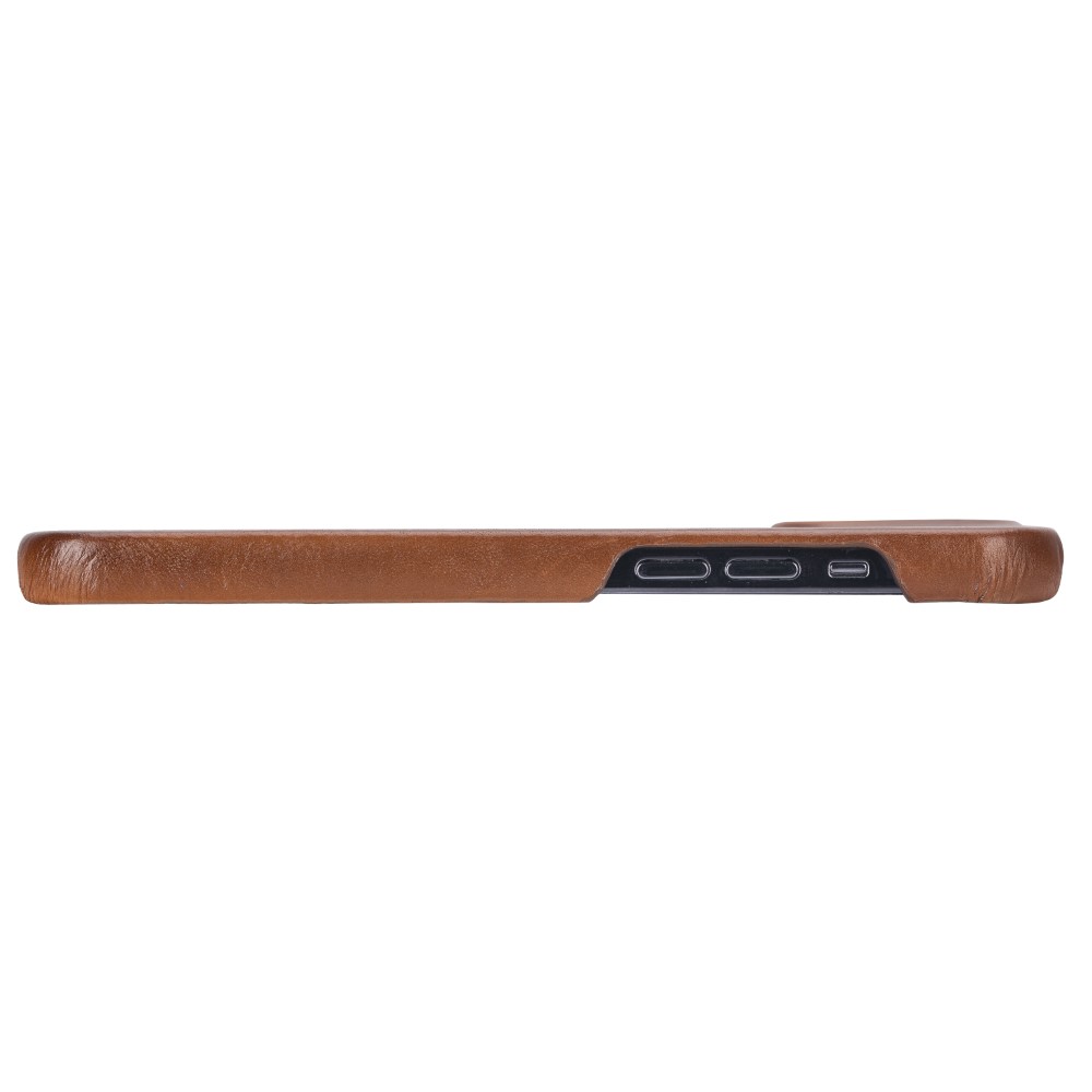 Apple iPhone 13 Pro Max Uyumlu Deri Arka Kapak UJ RST2EF Taba