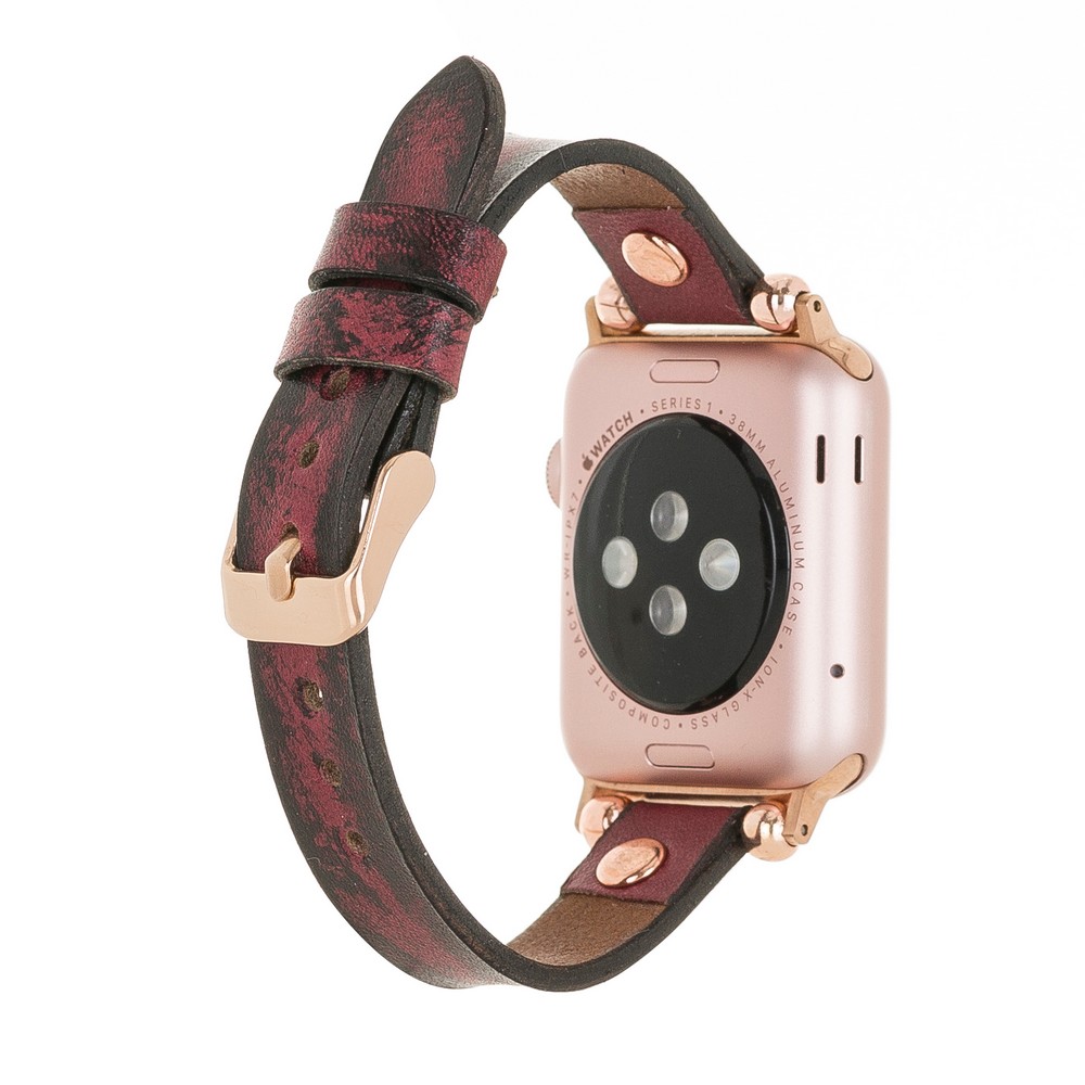 Apple Watch Uyumlu Deri Kordon 38-40-41mm RT V1SEF