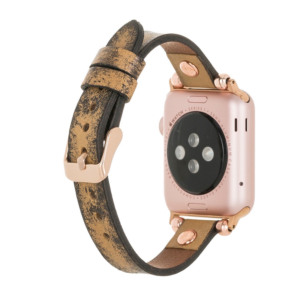 Apple Watch Uyumlu Deri Kordon 38-40-41mm RT V12SEF