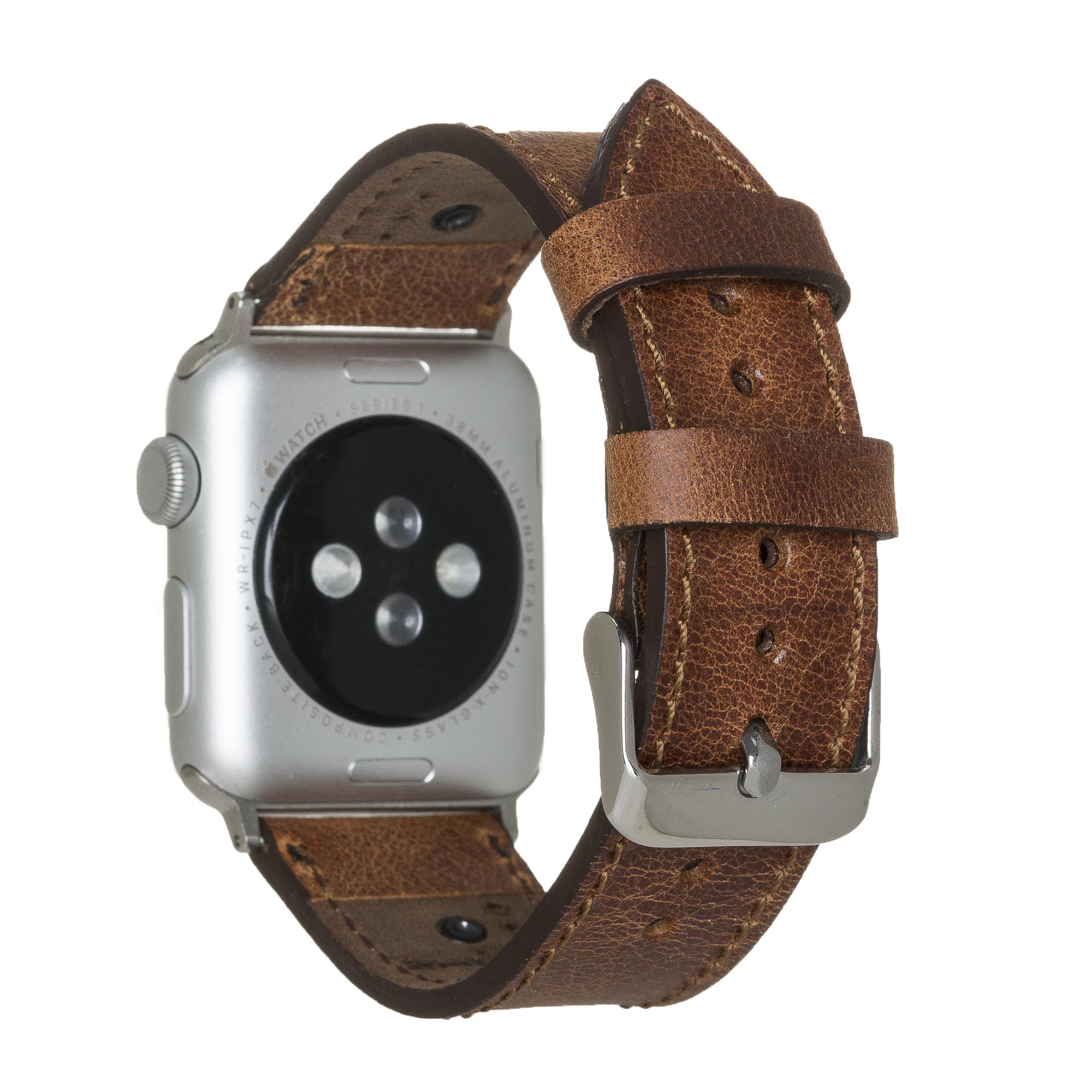 Apple Watch Uyumlu Deri Kordon 42-44-45mm TR 42BA4 TN11