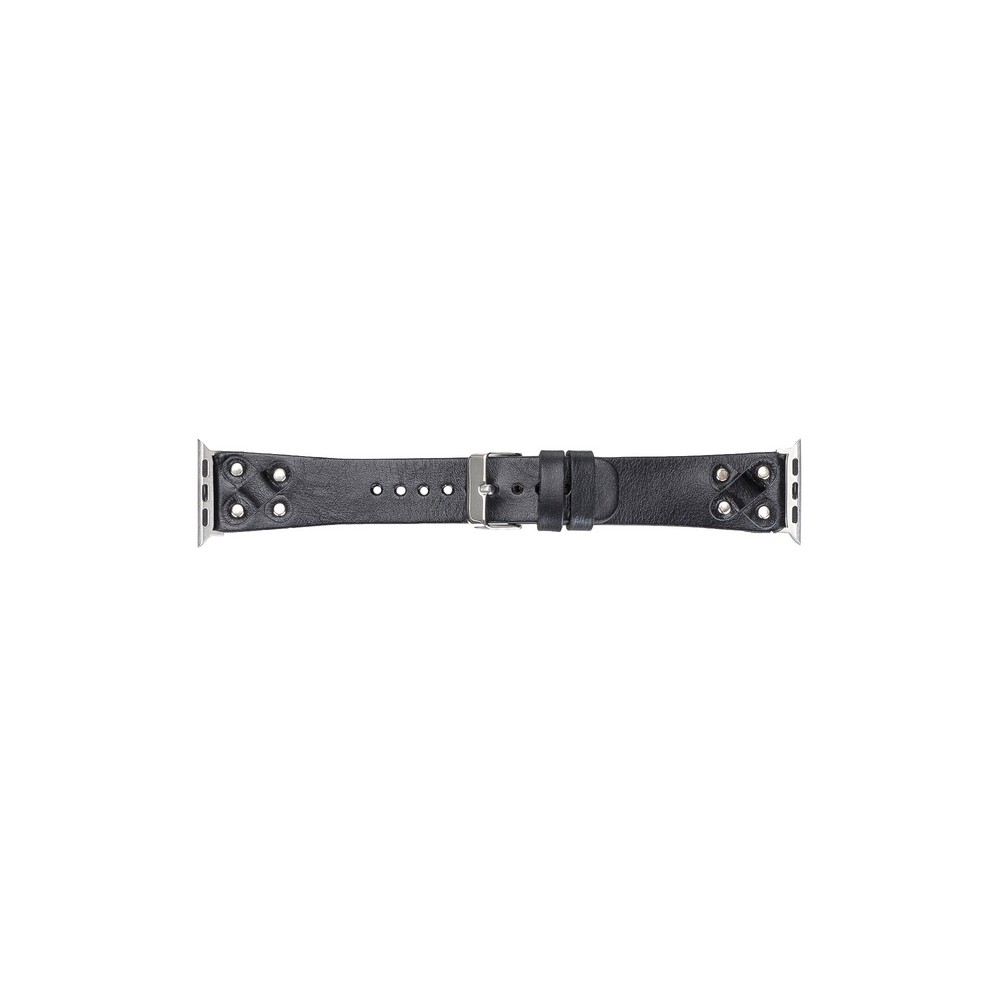 Apple Watch Uyumlu Deri Kordon Cross 42-44-45mm ST RST1