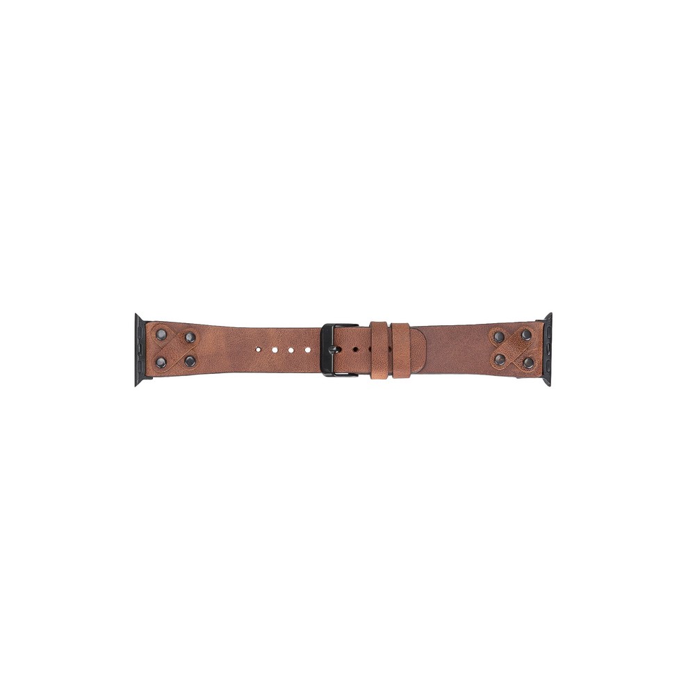 Apple Watch Uyumlu Deri Kordon Cross 42-44-45mm BT TN02
