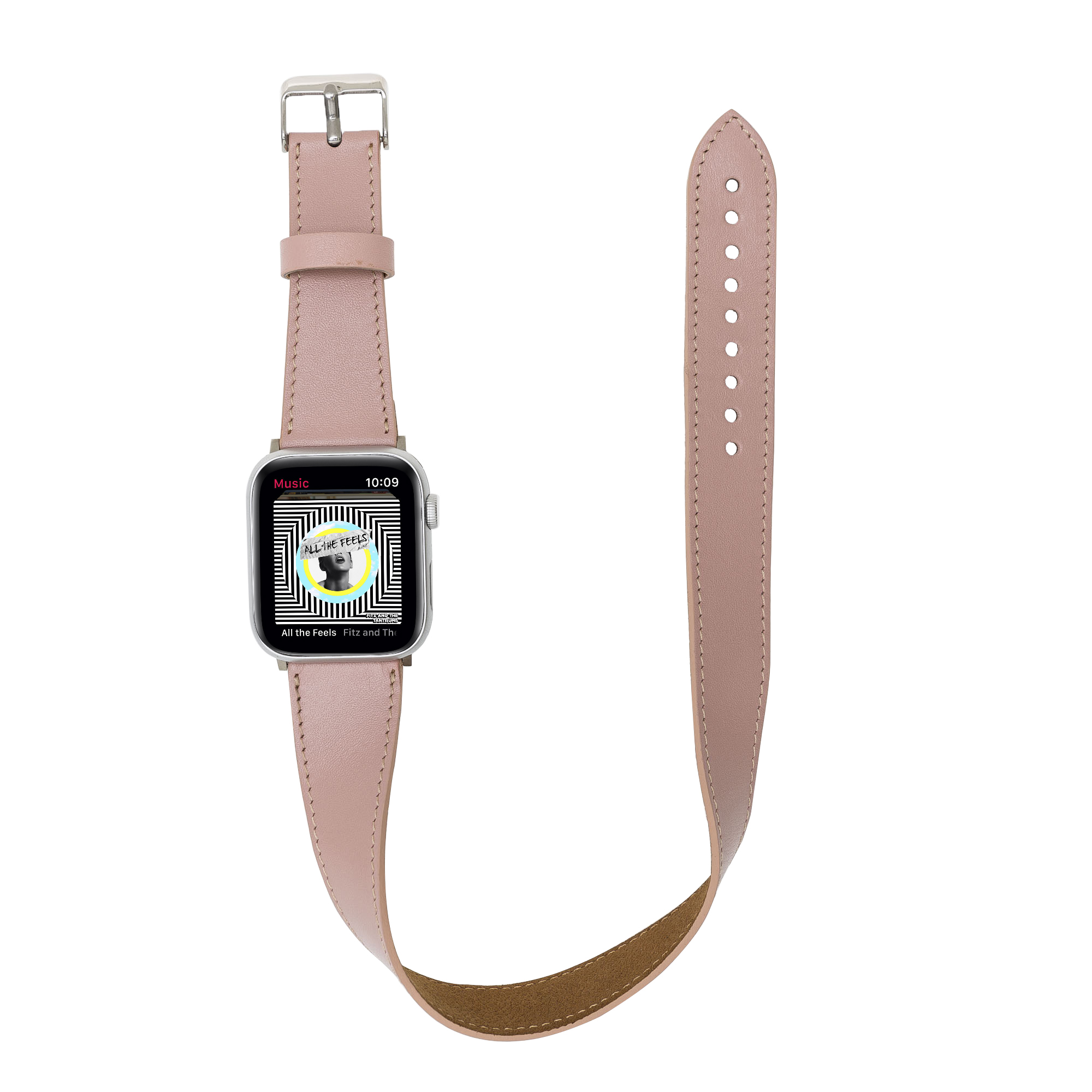 Apple Watch Uyumlu Deri Kordon 42-44-45mm DT NU2