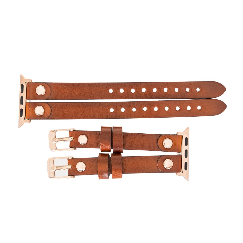 Apple Watch Uyumlu Deri Kordon Ely Double Tour RST2EF