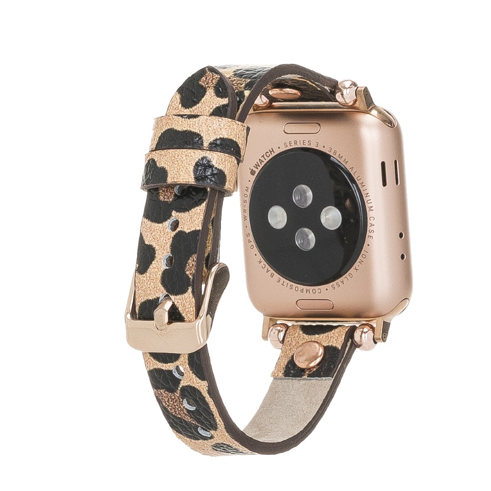 Apple Watch Uyumlu Deri Kordon 38-40-41mm RT LEO2N