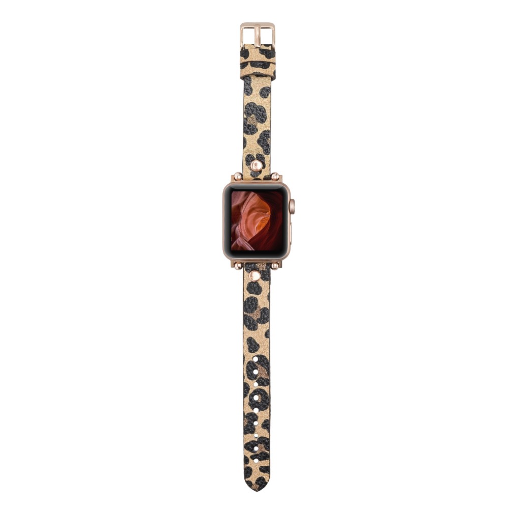 Apple Watch Uyumlu Deri Kordon 38-40-41mm RT LEO2N