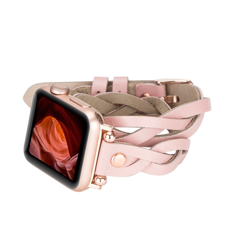 Apple Watch Uyumlu Deri Kordon 38-40-41mm DT RT NU2