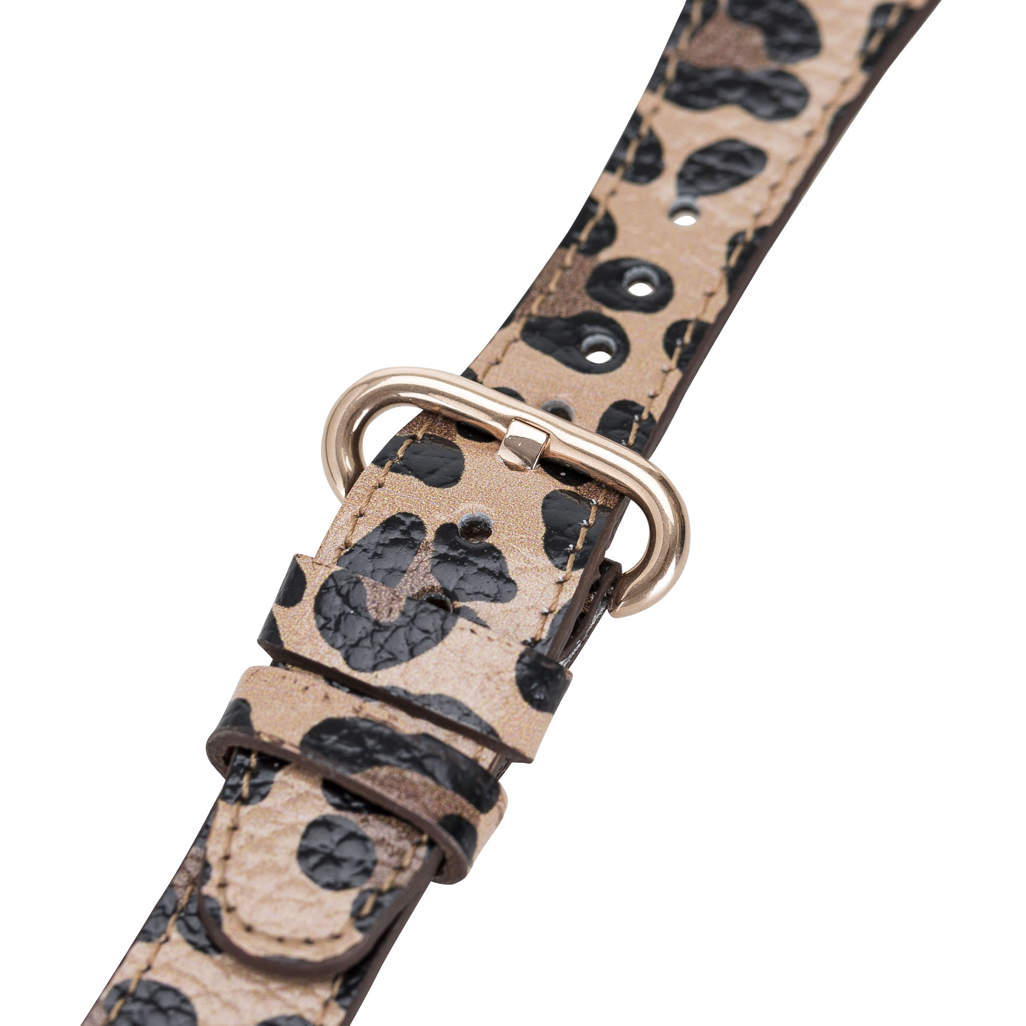Apple Watch Uyumlu Deri Kordon 38-40-41mm Roma Leopar