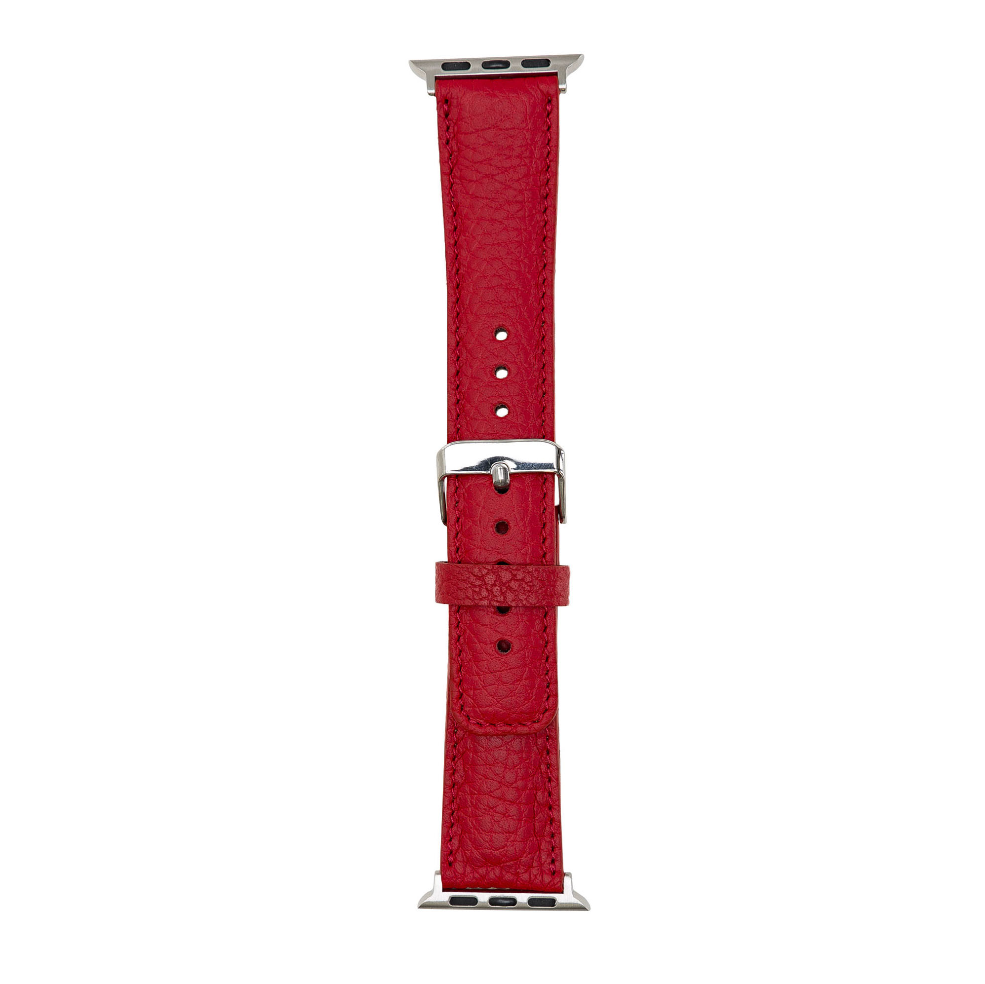 Apple Watch Uyumlu Deri Kordon 38-40-41mm ERC2 Kırmızı