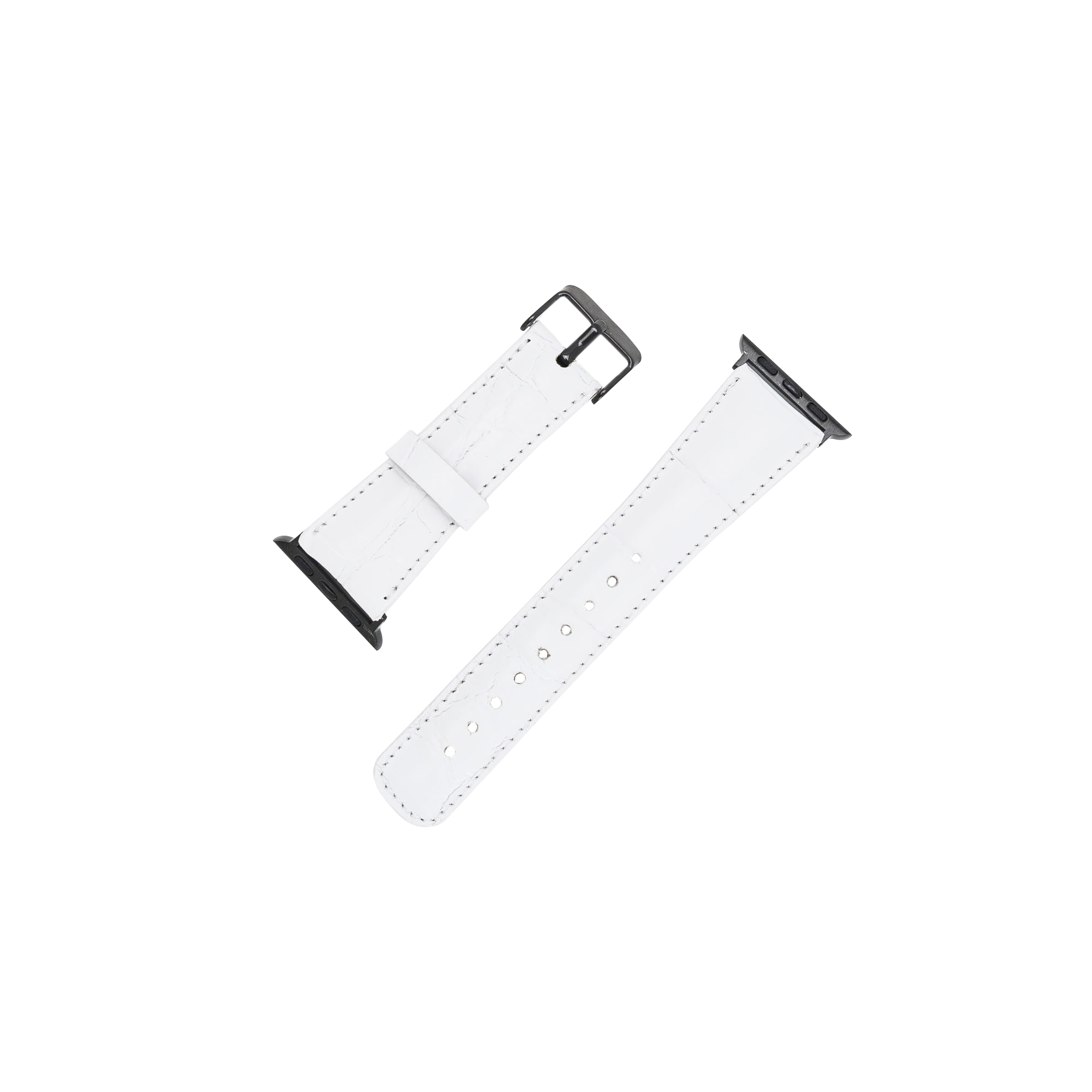 Apple Watch Uyumlu Deri Kordon 42-44-45mm F3 Beyaz