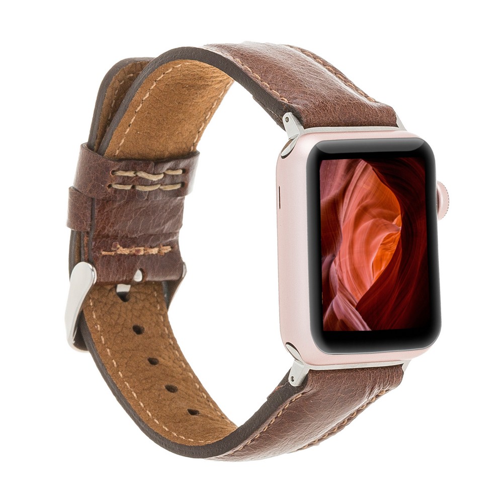 Apple Watch Uyumlu Deri Kordon 42-44-45mm VS5