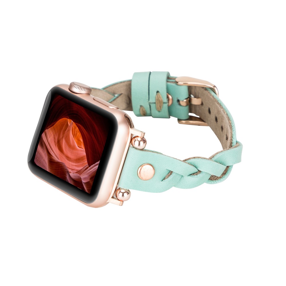 Apple Watch Uyumlu Deri Kordon Wanda 38-40-41mm RT BRN7