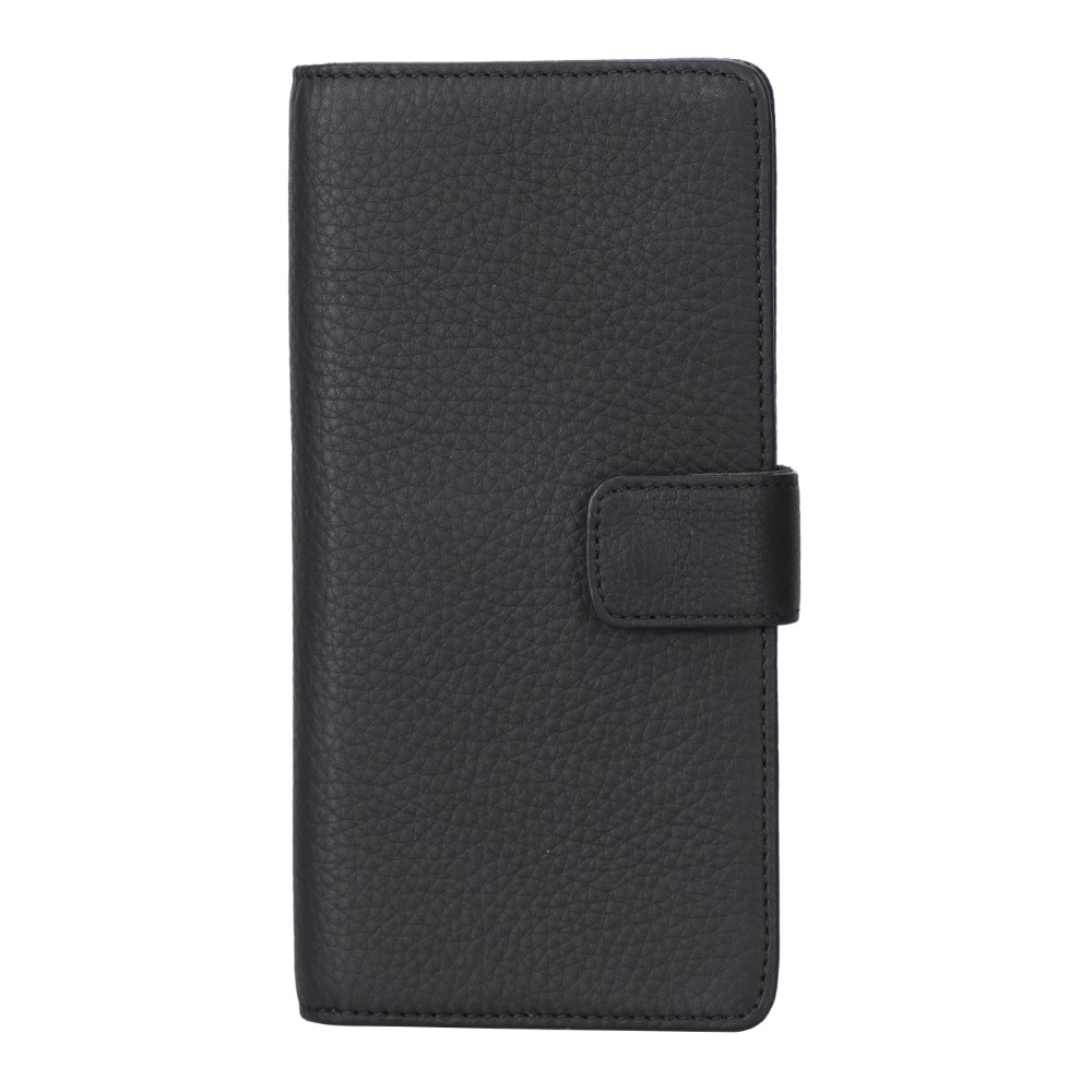 Coppet 6.7 inch Uyumlu Deri Kartlıklı Kılıf ERC1 Siyah