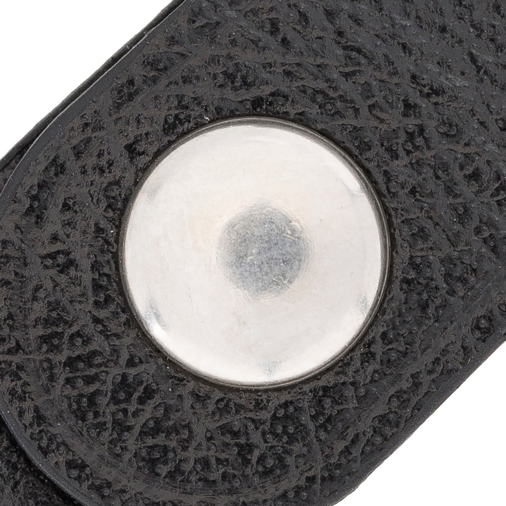 Apple AirTag Uyumlu Deri Anahtarlık, RST1 Siyah