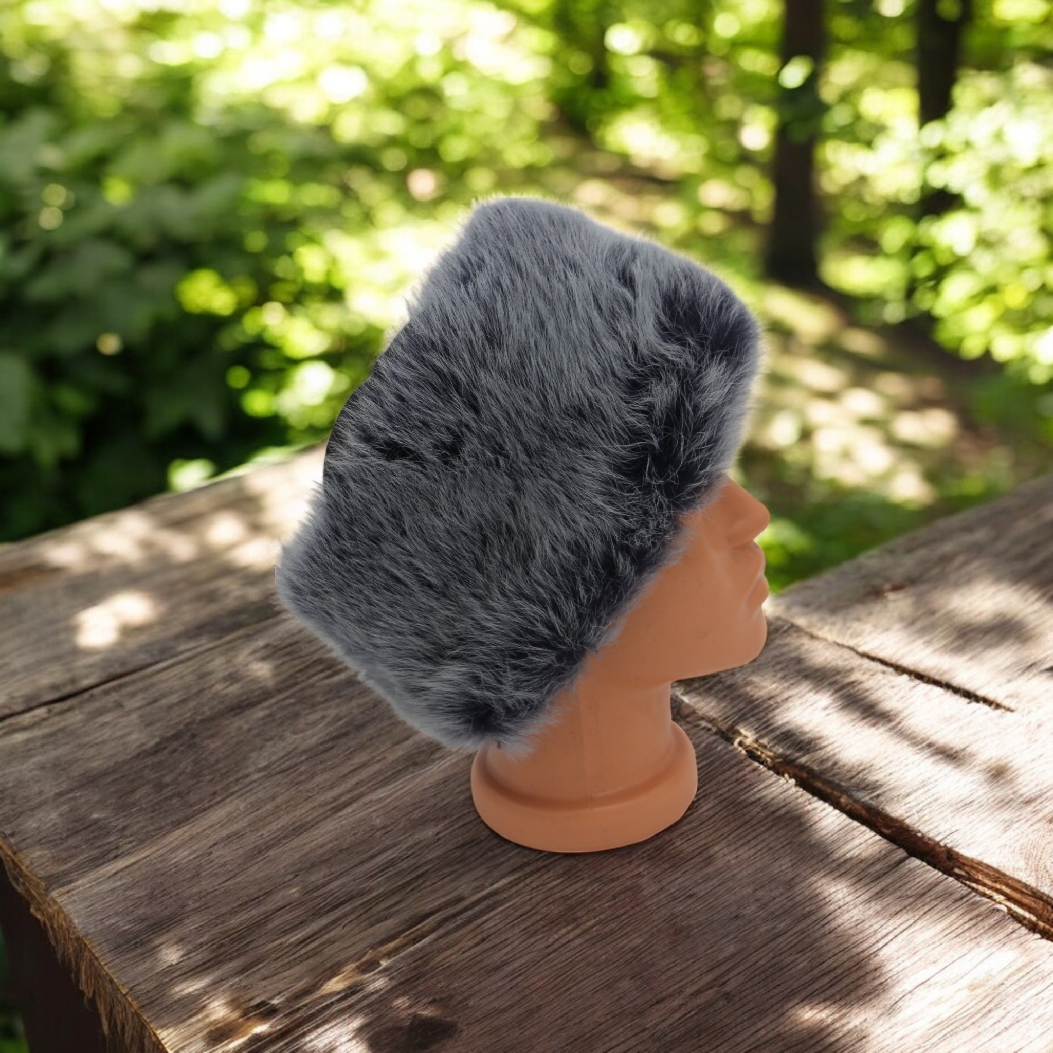 Toskana Deri Börk Bere Kürklü Börk Erkek Börk Kadın Börk Boz Renkli