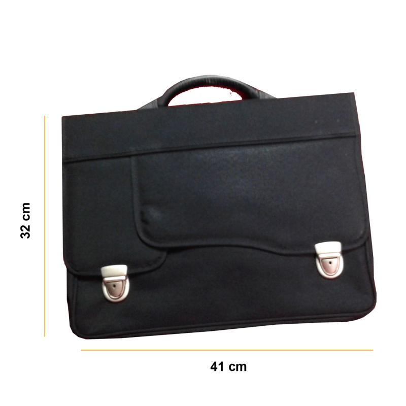      LAPTOP EVRAK OMUZ ASKILI ÇANTA KALİTELİ KUMAŞ SİYAH RENKLİ