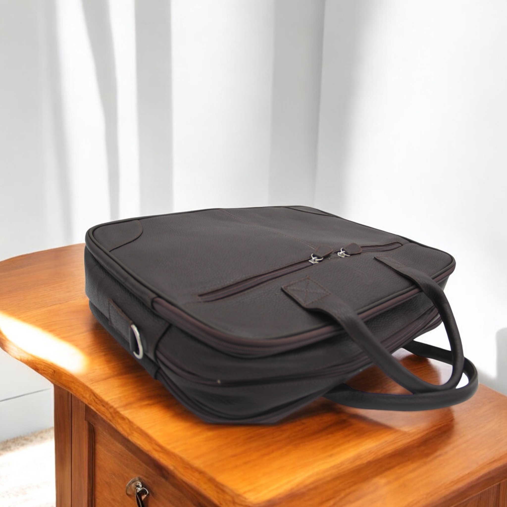 Gerçek Deri Evrak Çantası, Laptop Çantası İş Çantası Üst Kalite Çanta 30x41x11 cm