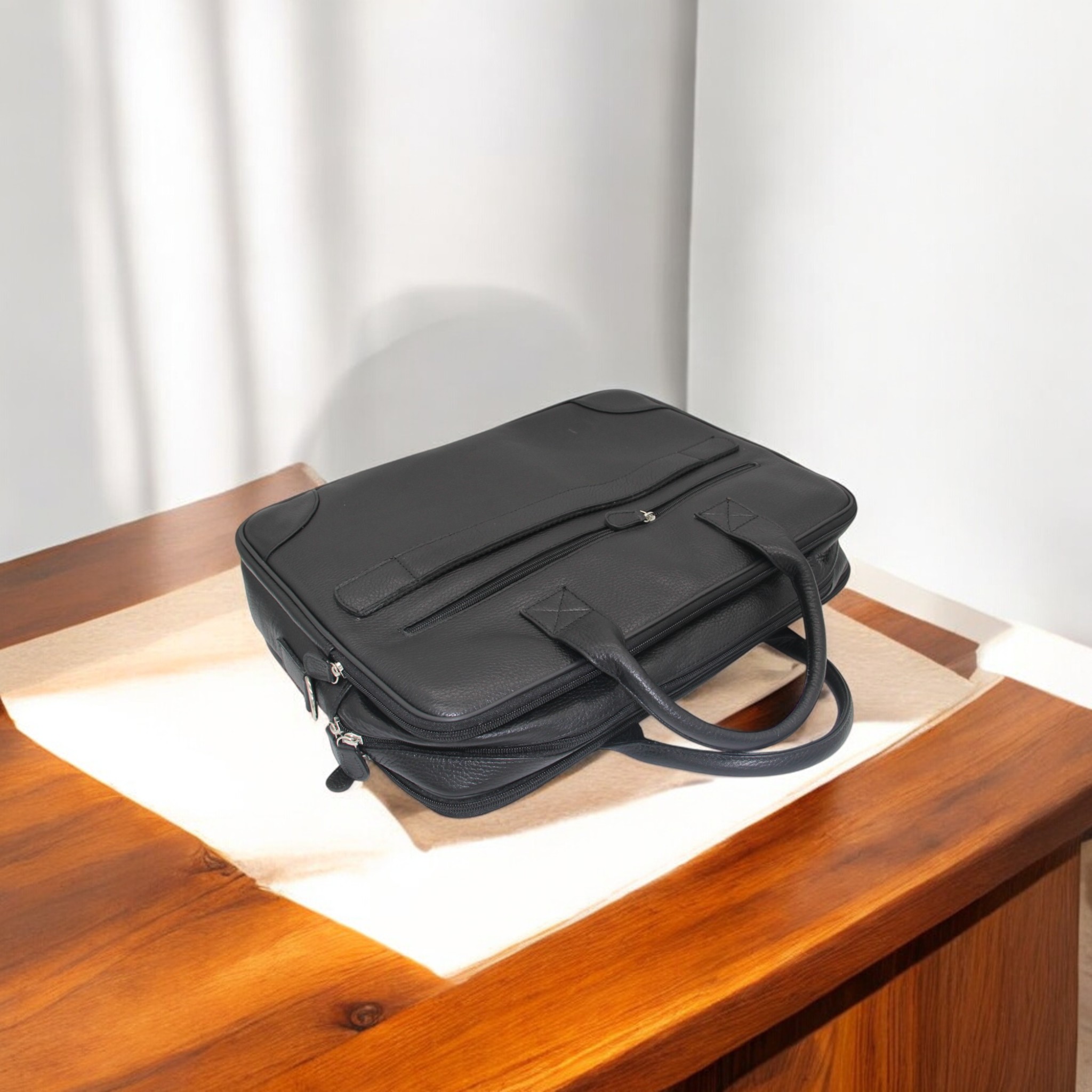 Gerçek Deri  Evrak Çantası, Laptop Çantası İş Çantası Üst Kalite Çanta 30x41x11 cm