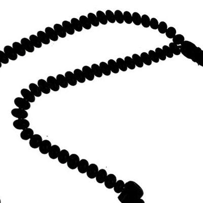 Gümüş Püsküllü Mini Taneli 99’luk Gürcistan Oltu Namaz Tesbihi GR990001