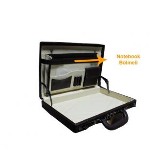 L&Uuml;X EVRAK BOND &Ccedil;ANTASI ŞİFRELİ KALİTELİ ŞIK TASARIM LAPTOP NOTEBOOK B&Ouml;LMELİ