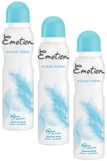Ocean Fresh 3'l&uuml; Kadın Deodorant 150 ml x 3