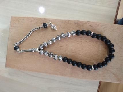 Oniks Tesbih isim yazılı tesbih