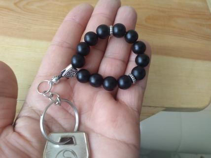 ONİX TAŞLI ANAHTARLIK 10 MM MAT ONİKS TAŞLI ANAHTARLIK