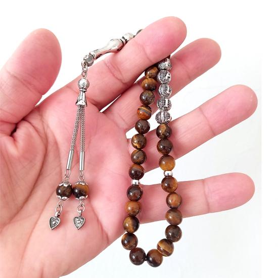 Kişiye Özel Kaplangözü Taşı Tesbih Harfli Tesbih