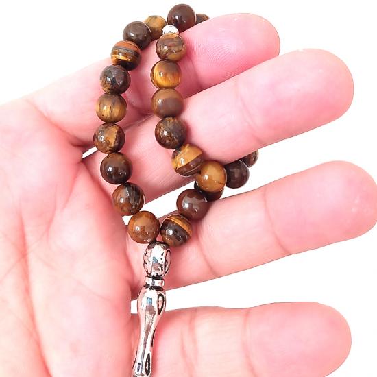 Kişiye Özel Kaplangözü Taşı Tesbih Harfli Tesbih