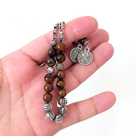 Kişiye özel Harfli Kaplangözü Taşı Zaza Tesbih