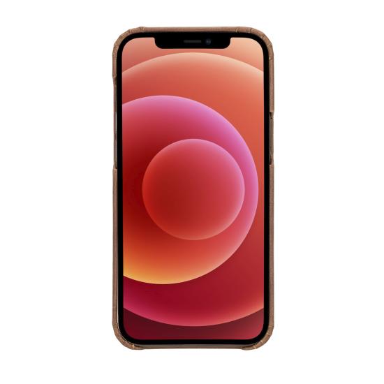 Apple iPhone 12 Pro Max Uyumlu Deri Arka Kapak F360 G2