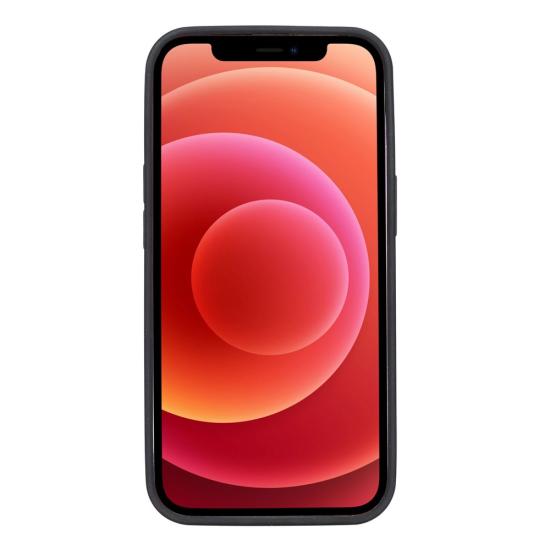 Apple iPhone 13 Pro Uyumlu Deri Kartlıklı Arka Kapak G16 Yeşil