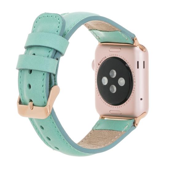 Apple Watch Uyumlu Deri Kordon 38-40-41mm Ferro RT BRN7