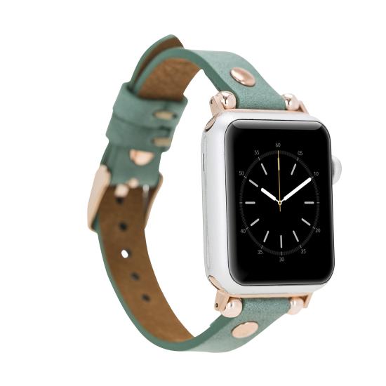 Apple Watch Uyumlu Deri Kordon 42-44-45mm Ferro RT CZ12