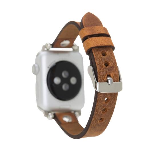 Apple Watch Uyumlu Deri Kordon 38-40-41mm Ferro ST G19