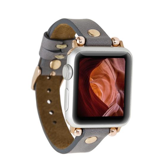 Apple Watch Uyumlu Deri Kordon Ferro 38-40-41mm RT RST9