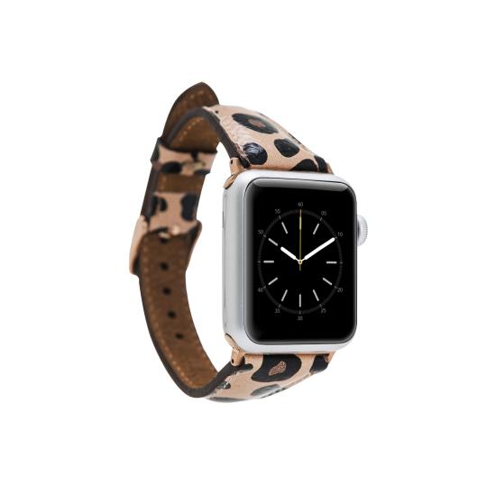 Apple Watch Uyumlu Deri Kordon 42-44-45mm Slim LE02N