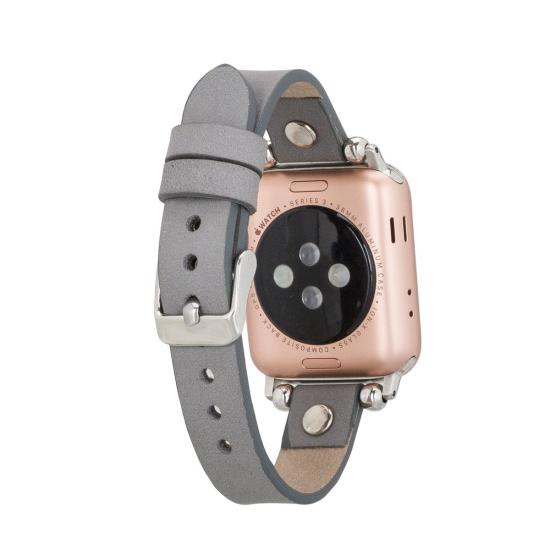 Apple Watch Uyumlu Deri Kordon Visby 38-40-41mm RST9