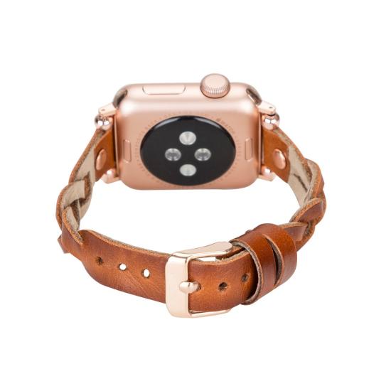 Apple Watch Uyumlu Deri Kordon Wanda 38-40-41mm RT RST2E
