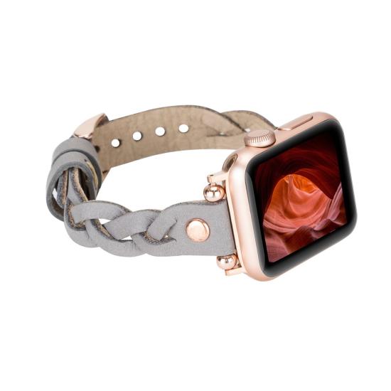 Apple Watch Uyumlu Deri Kordon Wanda 38-40-41mm RT RST9