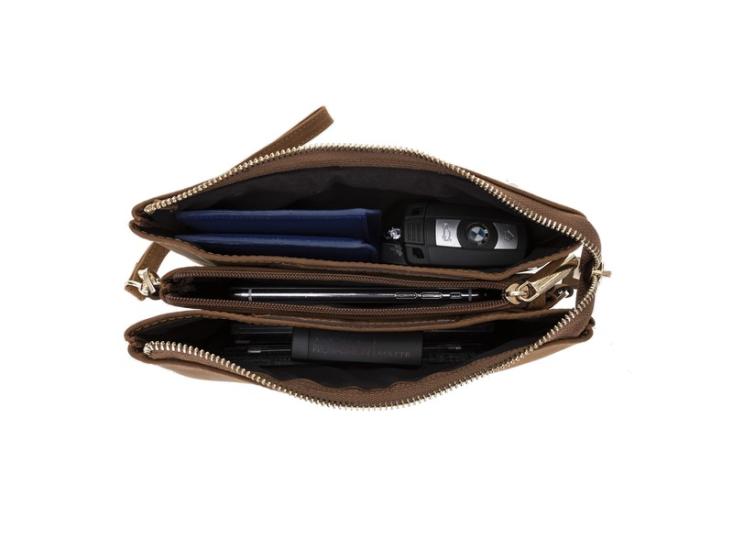 Jaya Portföy Deri Kadın Çantası G2 Kahverengi