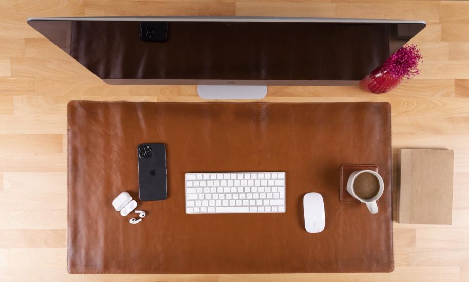 Deri Masa Matı 91*48cm RST2 Taba