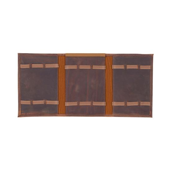 Hakiki Deri, El Yapımı, Saat Kordonu Taşıma Çantası, Antik Kahve