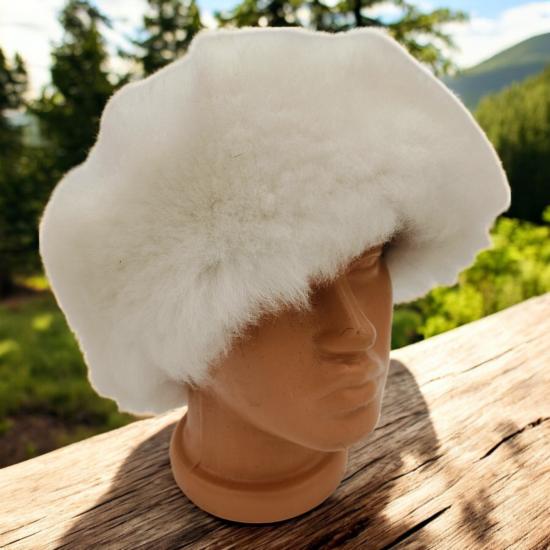 Deri Toskanalı Çeçen Şapka Yumuşak Dokulu Bere 