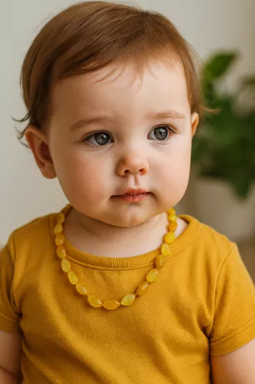 Çocuk kehribar kolye