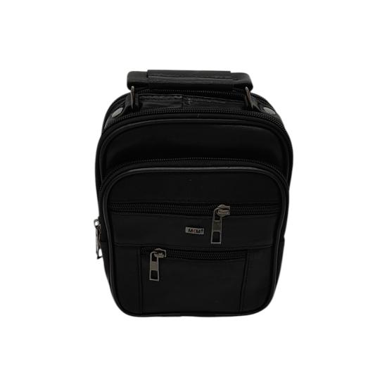 Deri Askılı Yatay Model Erkek El Çantası 15x18x9 cm